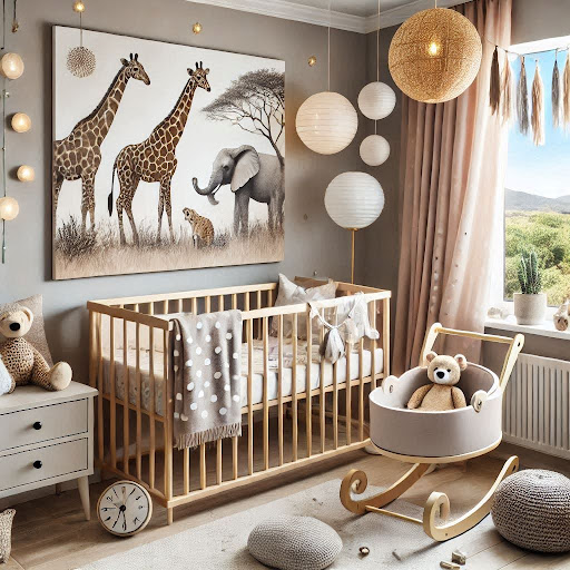 Móveis com design exclusivo na decoração para quarto de bebê