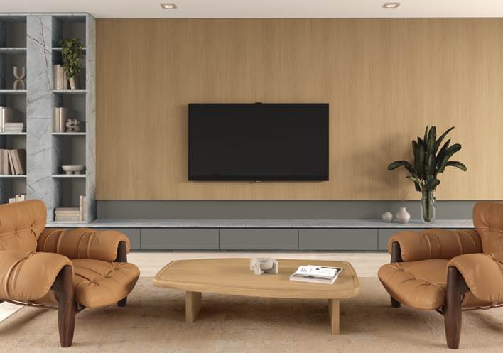 Greenplac MDF lança nova textura e coleção Clássicos na Expo Revestir 2025