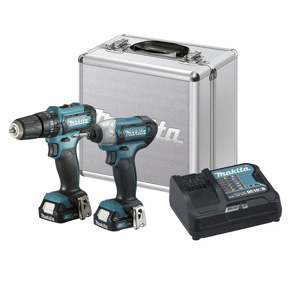 CLX228SAX  Combo Makita baterizado, composto por Parafusadeira / Furadeira de Impacto a Bateria