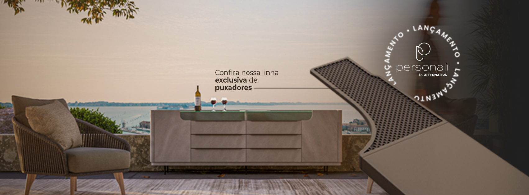 Puxadores Alternativa: design, inovação e funcionalidade para valorizar qualquer projeto de marcenaria